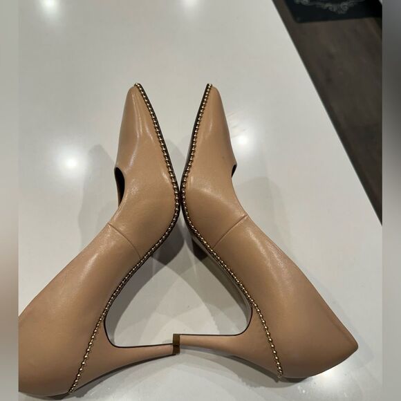 COACH Waverly Leather Pump Beechwood leather - Picture 5 of 5